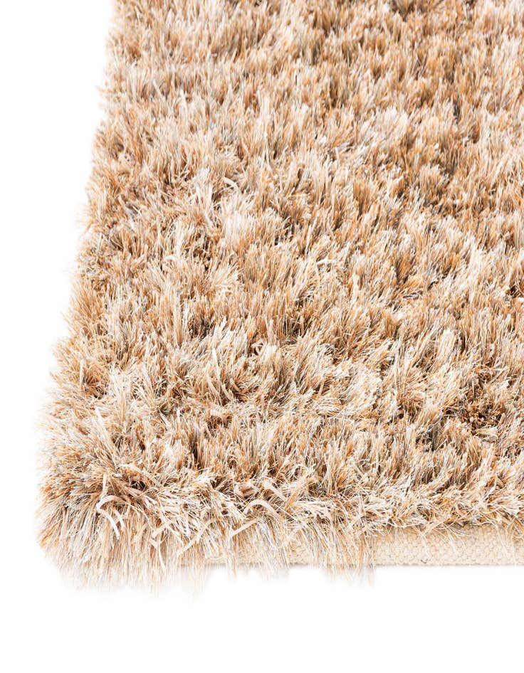 Detail image of 3' 1 x 5' 5 Hand Knotted Solid Shag Oriental Rug