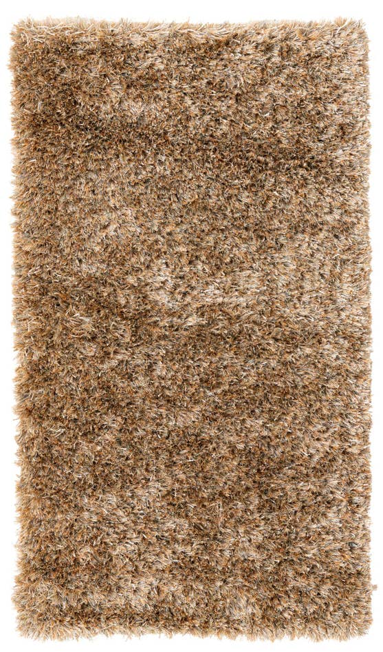 Detail image of 3' 1 x 5' 5 Hand Knotted Solid Shag Oriental Rug