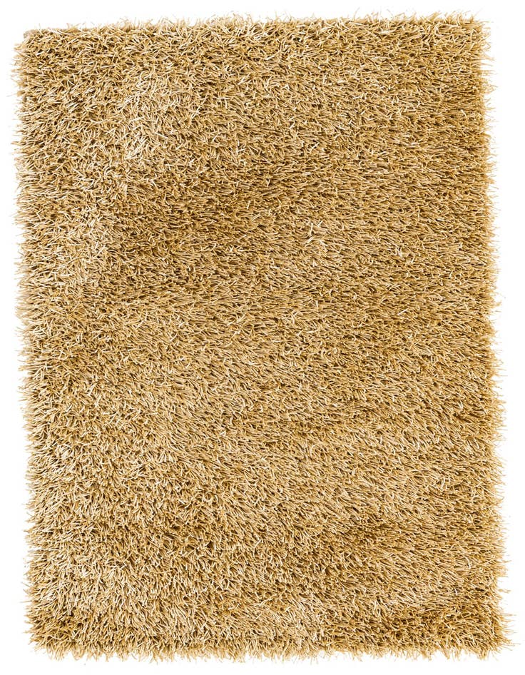 Detail image of 3' 2 x 5' 4 Hand Knotted Solid Shag Oriental Rug