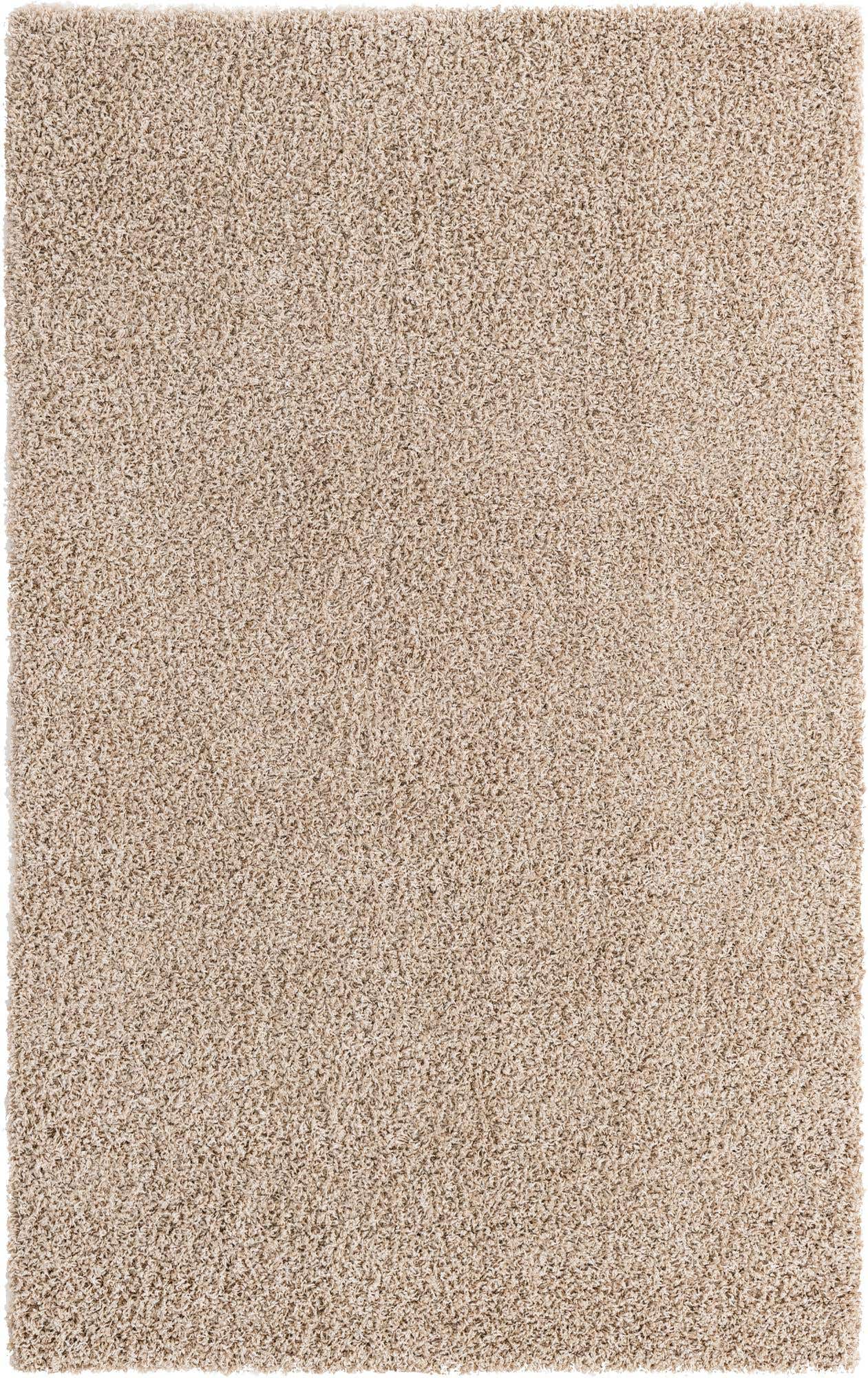 5' x 8' Solid Shag Rug
