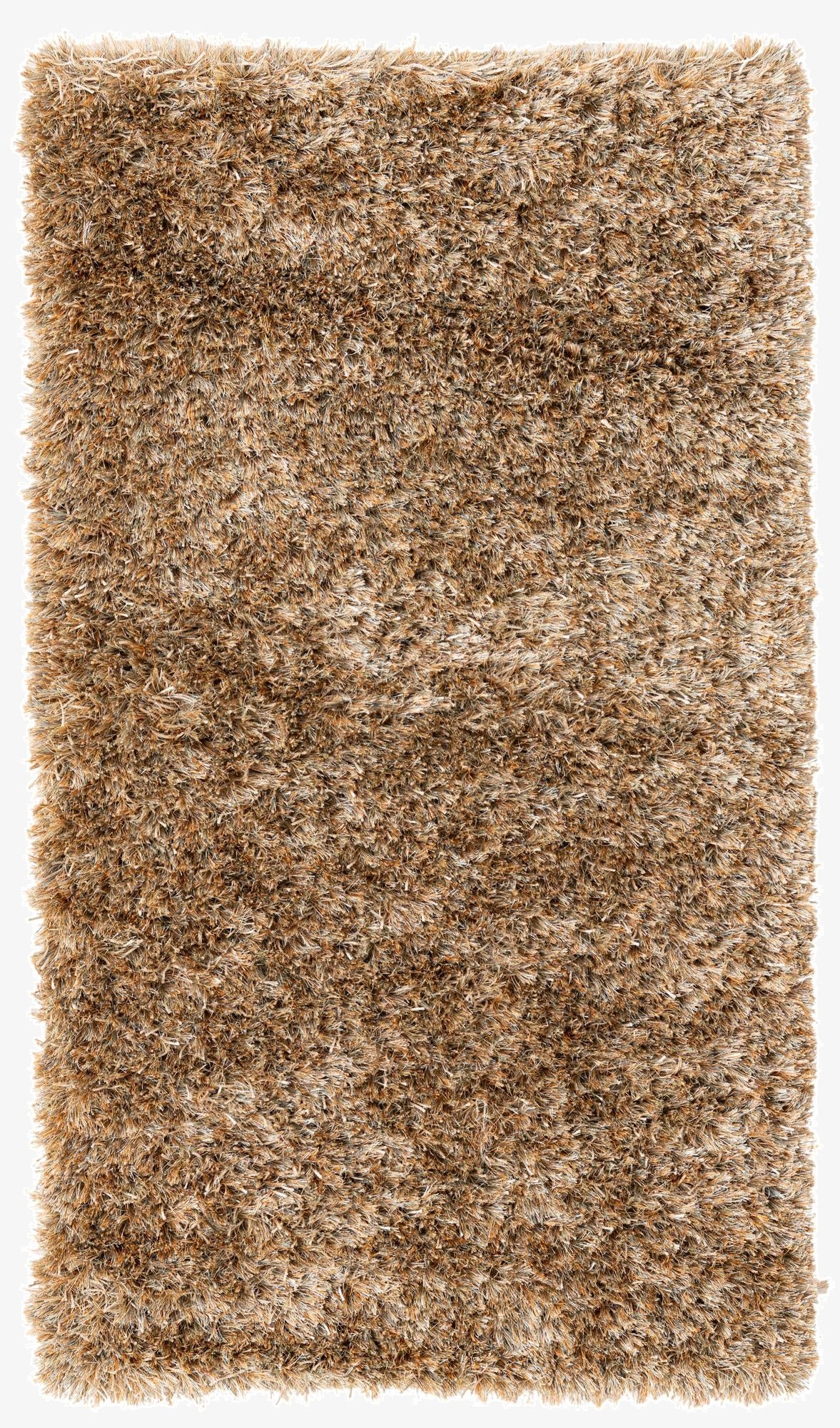 3' 1 x 5' 5  Hand Knotted Solid Shag Oriental Rug