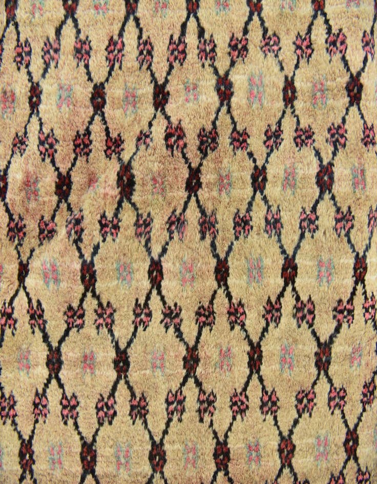 Detail image of 5' x 9' 4  Hand Knotted Songhor Persian Wool Rug