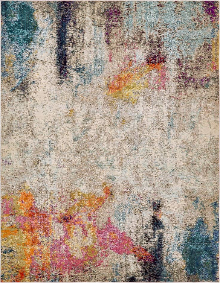 Detail image of 8' x 10' Washable Spectrum Rug