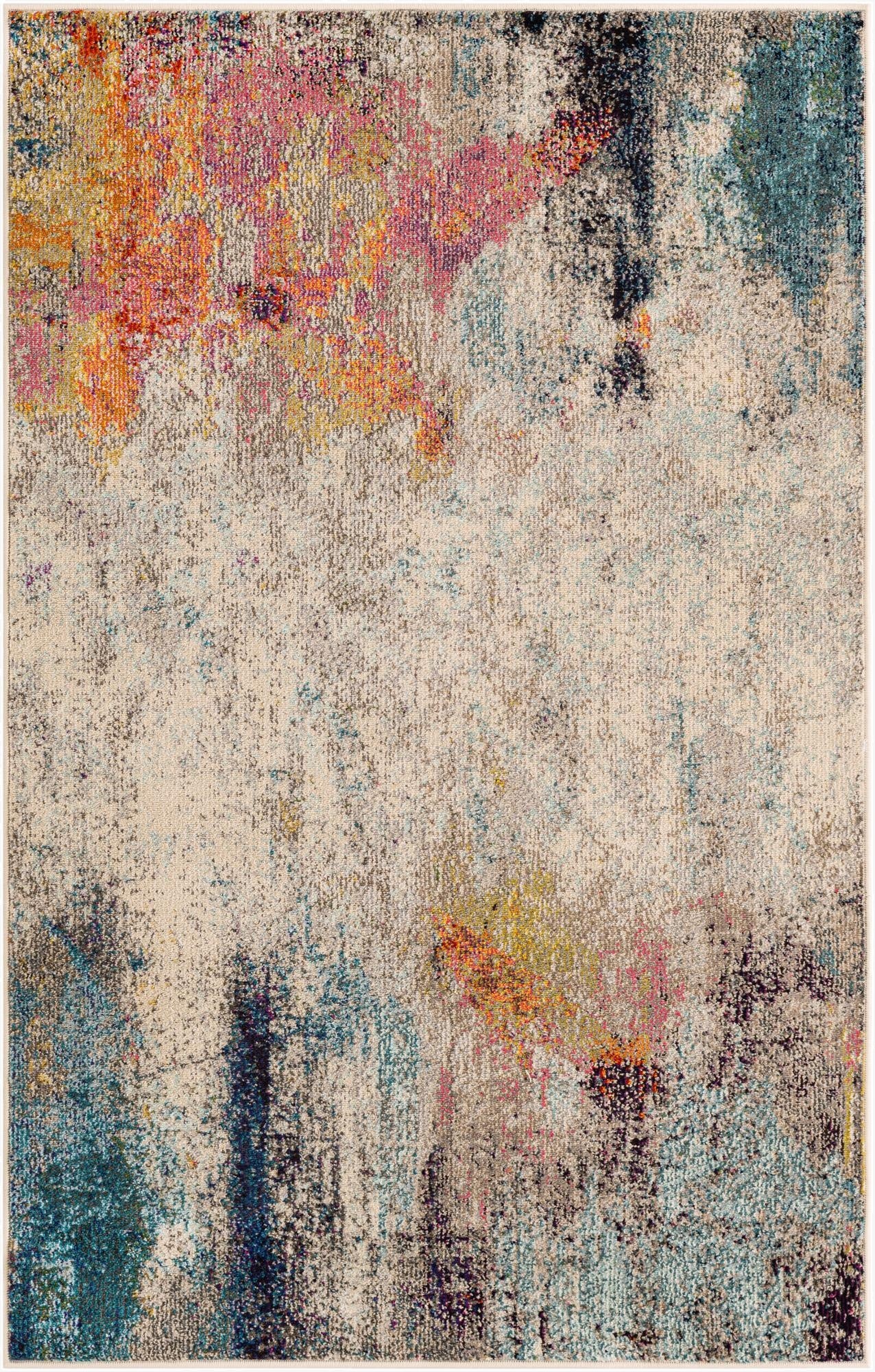 Primary image 4' x 6'  Washable Spectrum Rug