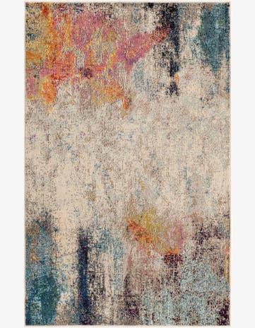 4' x 6' Washable Spectrum Rug