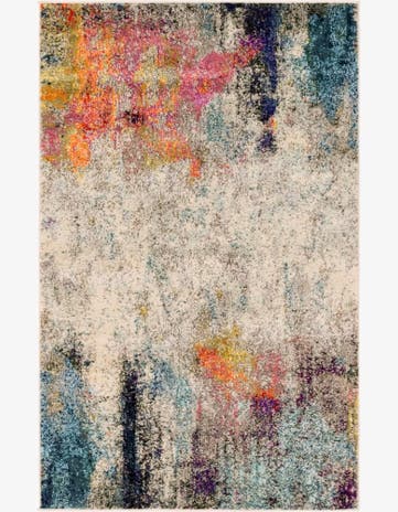 Beige Washable Spectrum Rug