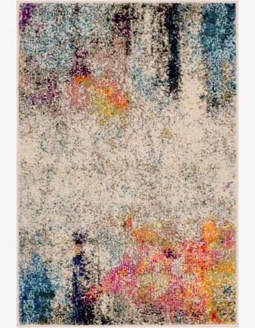 Beige Washable Spectrum Rug