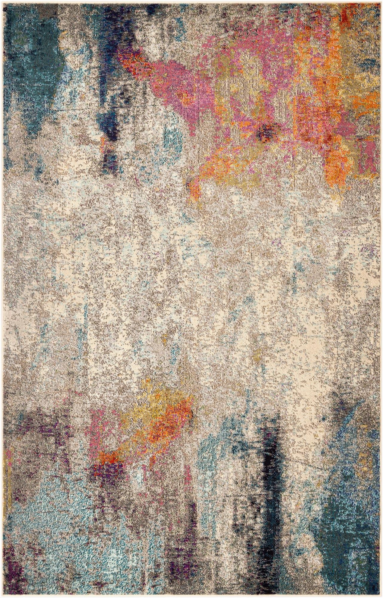 Primary image 6' x 9'  Washable Spectrum Rug