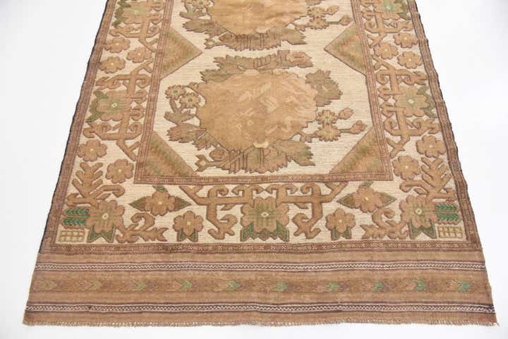 4' 5 x 6' 5 Hand Woven Sumak Wool Rug