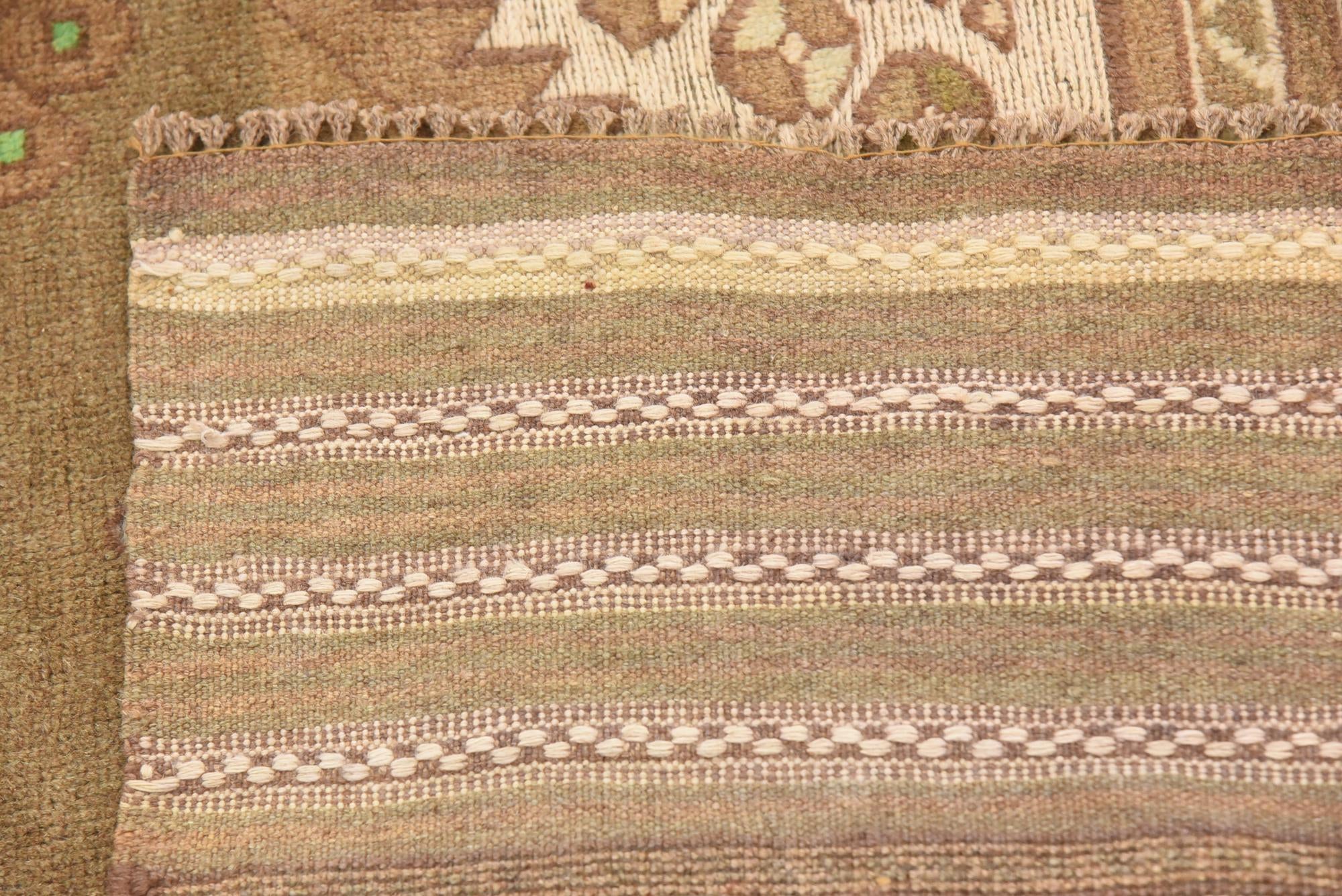 4' x 6' 3 Hand Woven Sumak Wool Rug