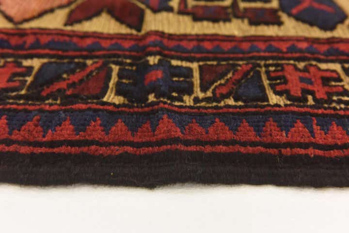 3' x 4' 8 Hand Knotted Sumak Wool Rug