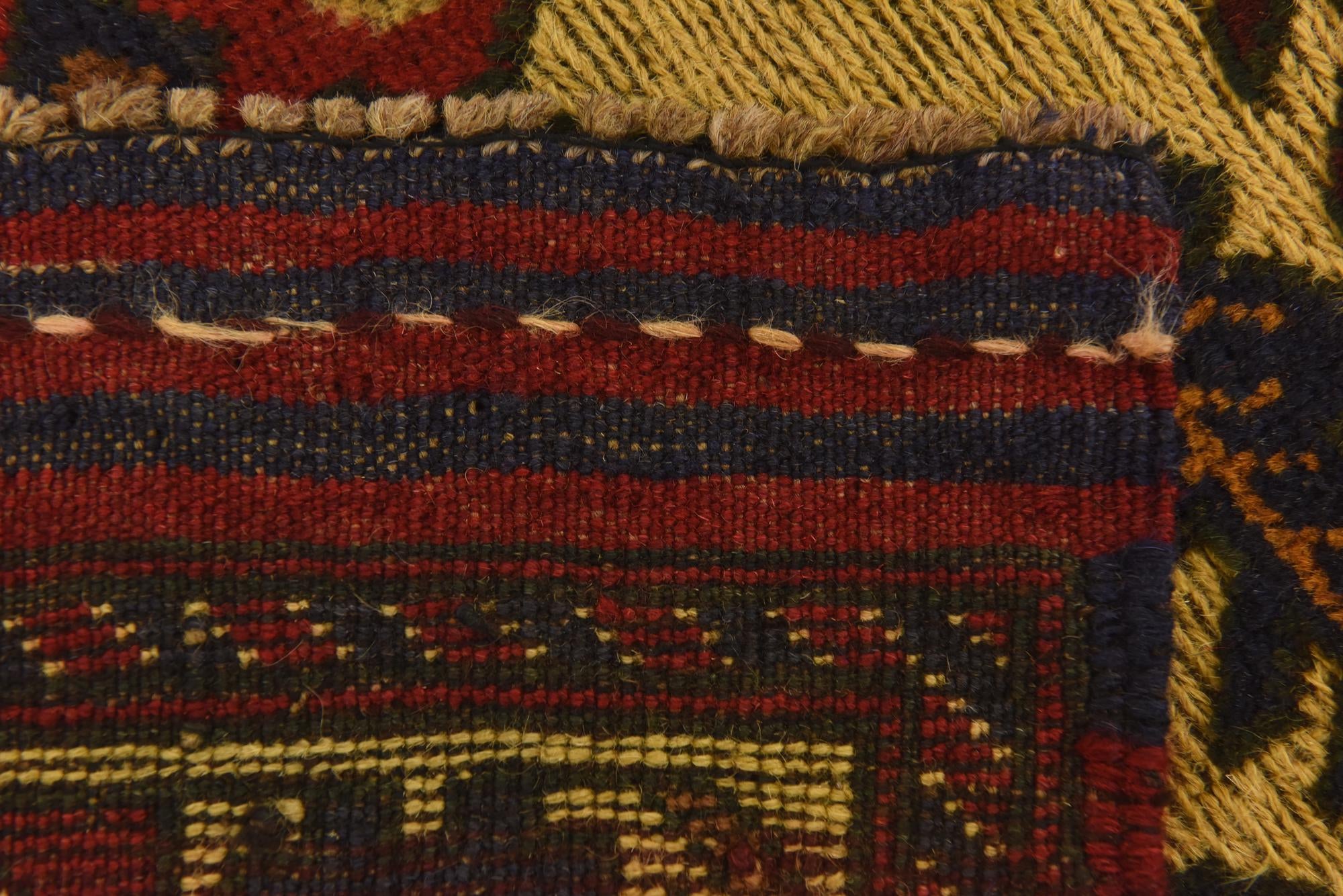 2' 11 x 4' 9 Hand Knotted Sumak Wool Rug