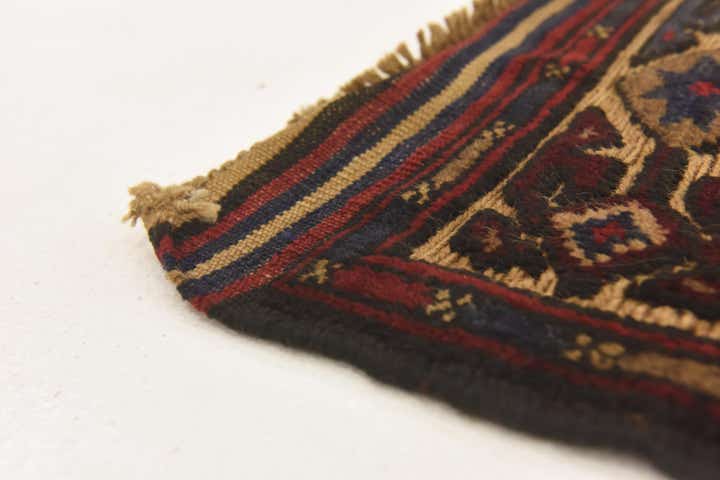 3' 2 x 4' 8 Hand Knotted Sumak Wool Rug