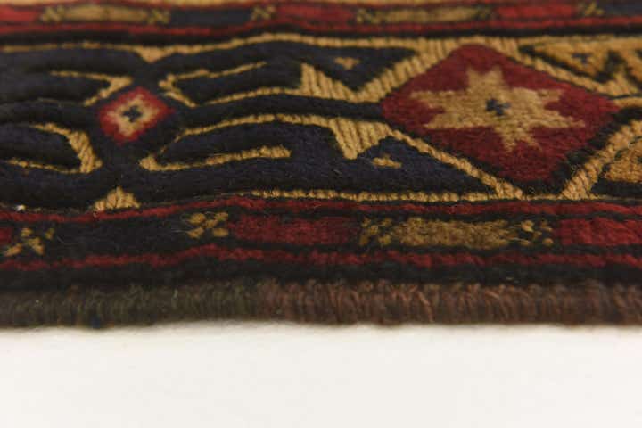 3' 2 x 4' 8 Hand Knotted Sumak Wool Rug