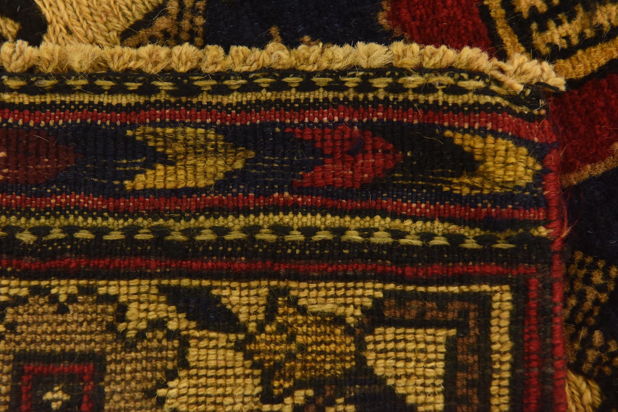3' 1 x 4' 5 Hand Knotted Sumak Wool Rug