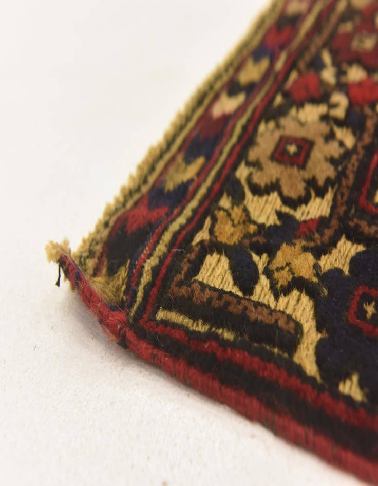 Detail image of 3' 1 x 4' 5  Hand Knotted Sumak Wool Rug