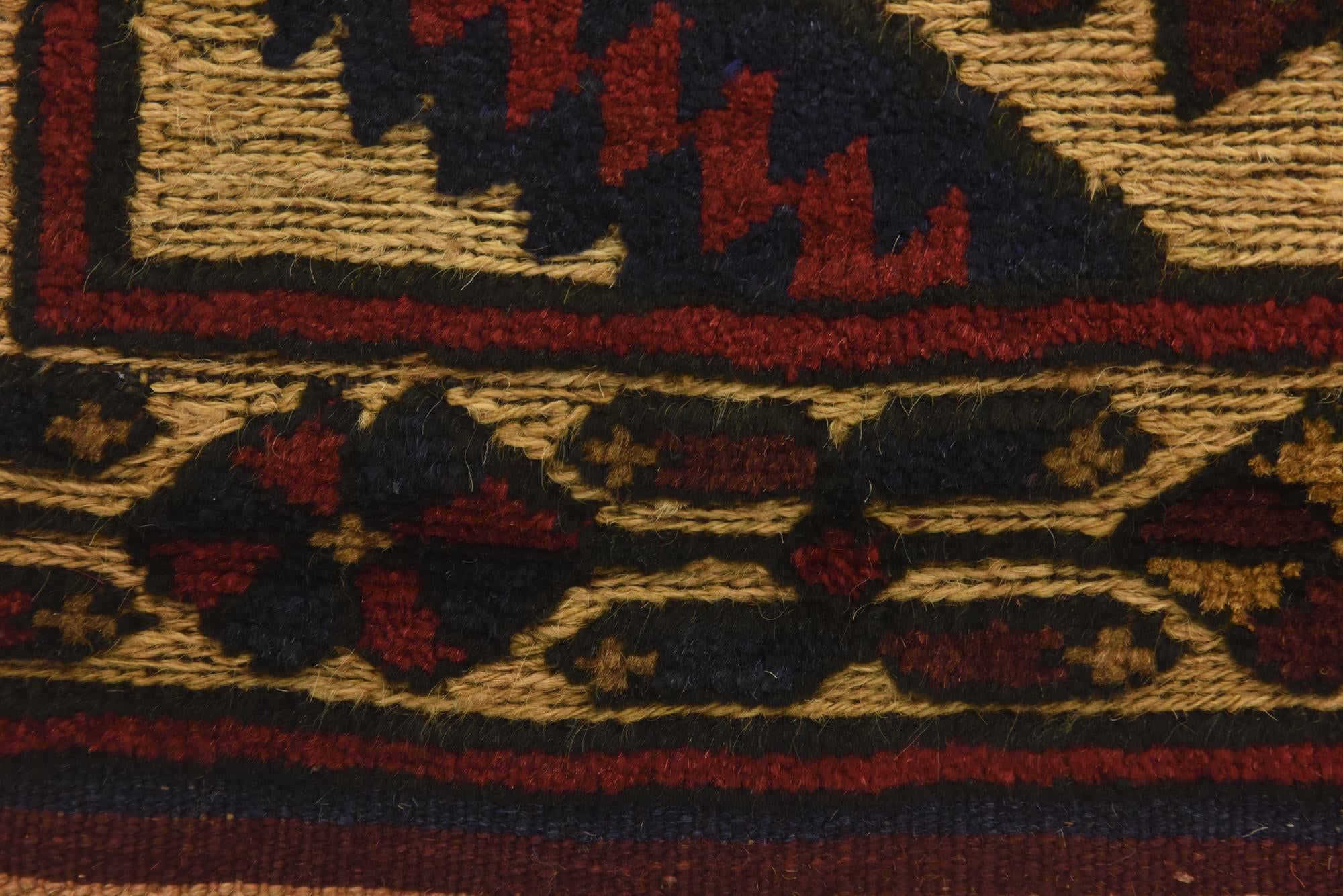 3' 1 x 4' 11 Hand Knotted Sumak Wool Rug