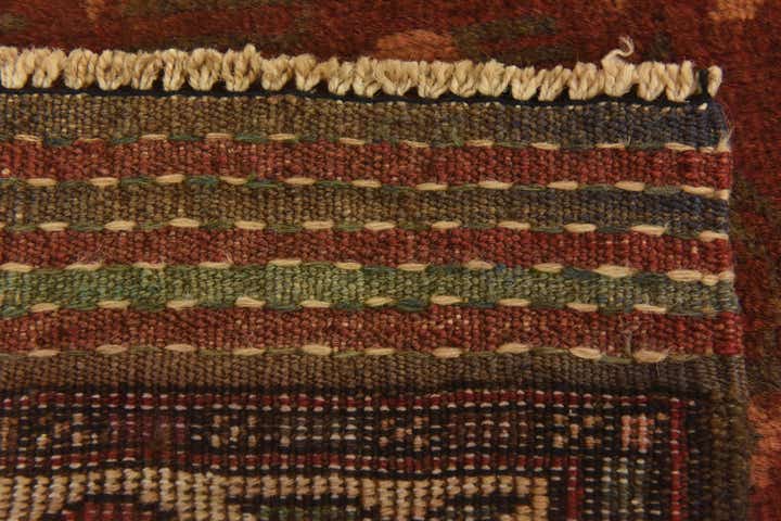 2' 11 x 4' 10 Hand Knotted Sumak Wool Rug