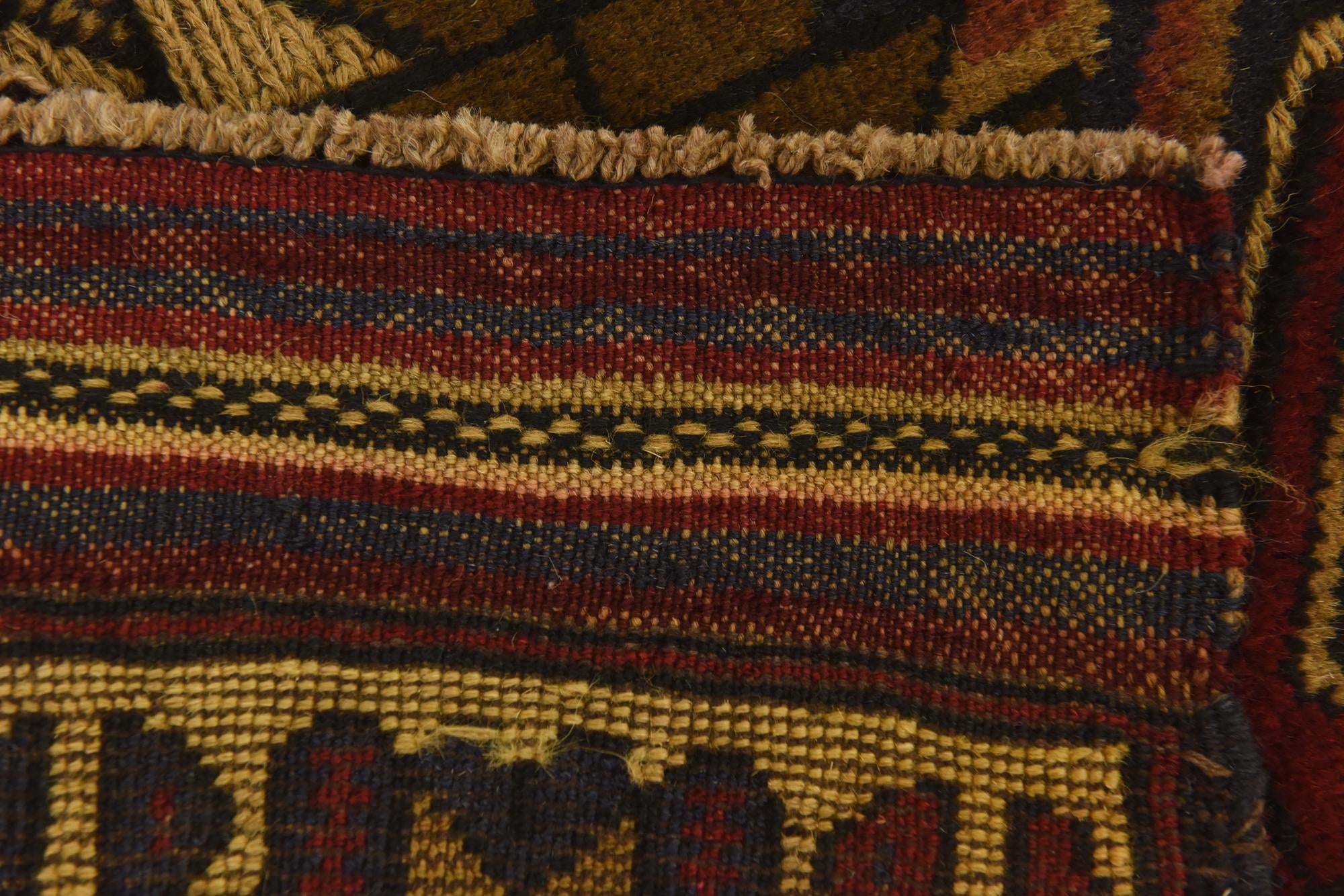 2' 11 x 4' 3 Hand Knotted Sumak Wool Rug