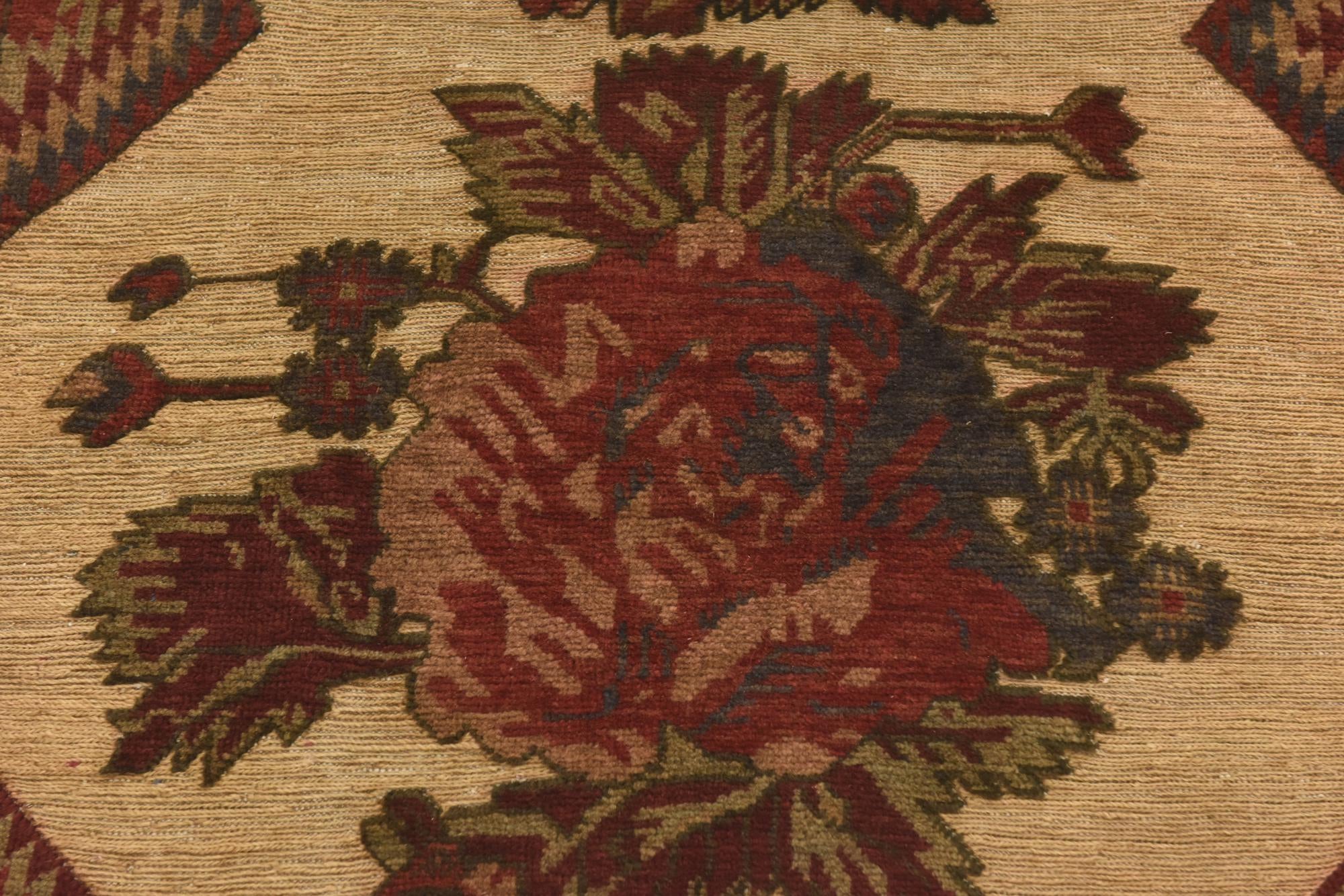 4' 2 x 5' 11 Hand Knotted Sumak Wool Rug