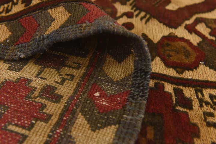 4' x 6' 1 Hand Knotted Sumak Wool Rug