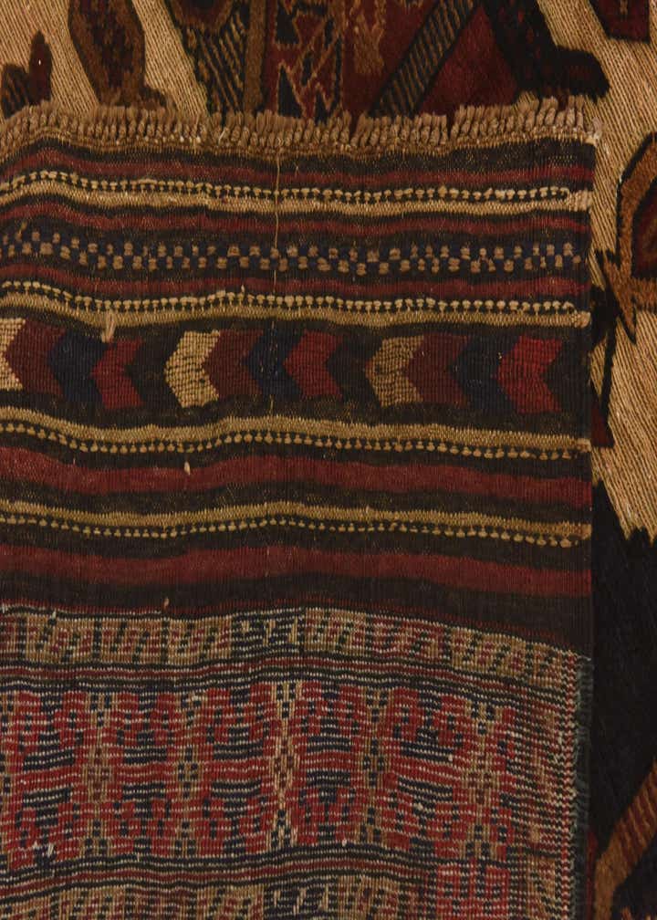 3' 9 x 5' 11 Hand Knotted Sumak Wool Rug