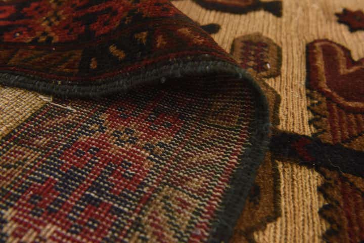 3' 9 x 5' 11 Hand Knotted Sumak Wool Rug