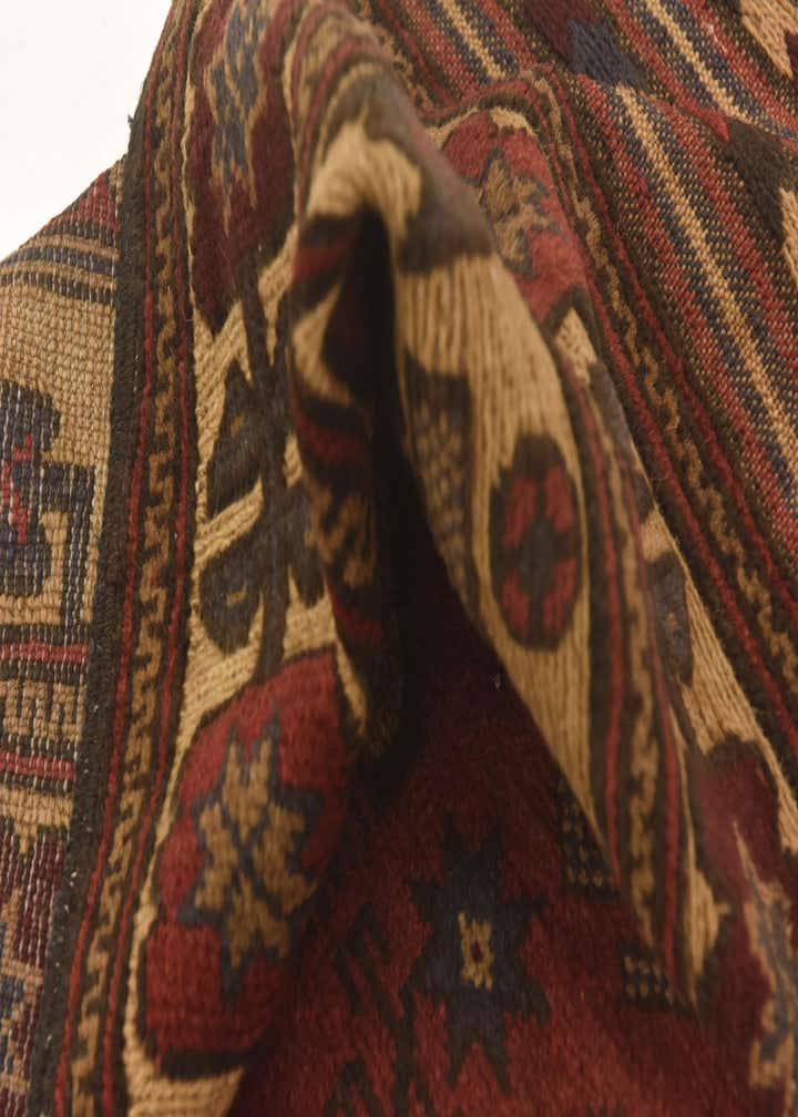 3' 11 x 6' 4 Hand Knotted Sumak Wool Rug