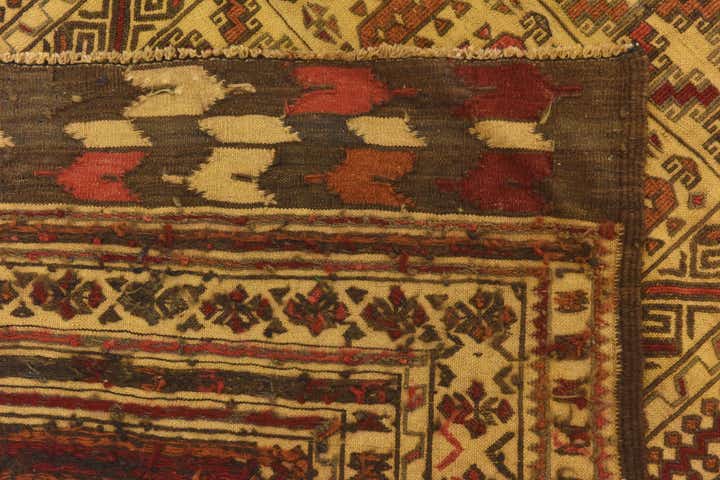 3' 9 x 6' 8 Hand Knotted Sumak Wool Rug