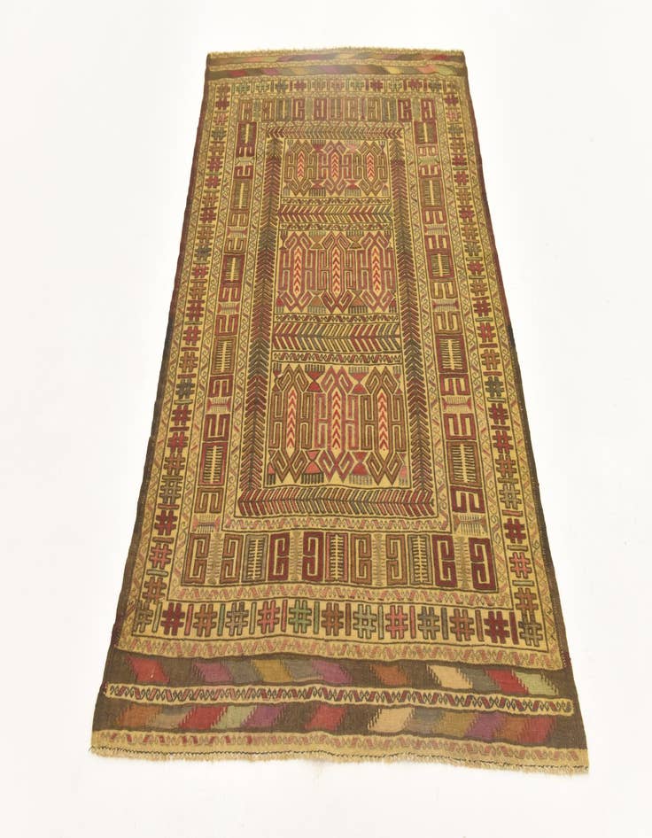 Detail image of 3' 11 x 6' 8  Hand Knotted Sumak Wool Rug