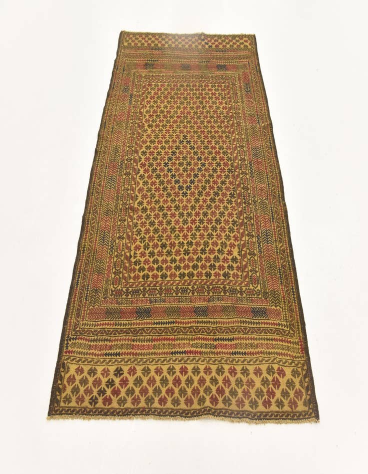 Detail image of 3' 11 x 6' 7 Hand Knotted Sumak Wool Rug