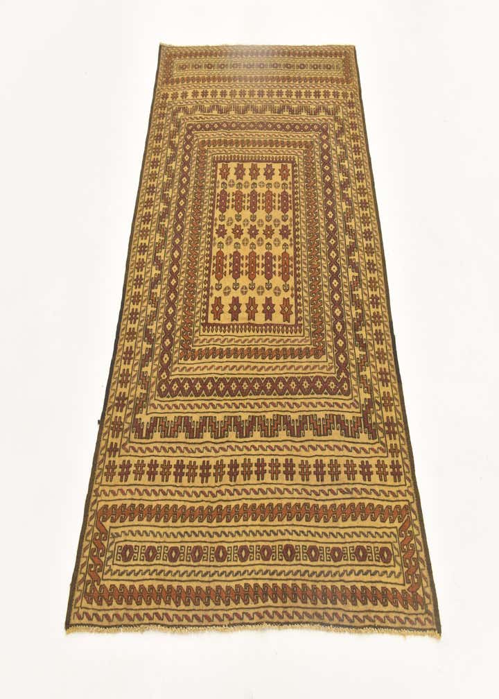 4' x 6' 4 Hand Knotted Sumak Wool Rug