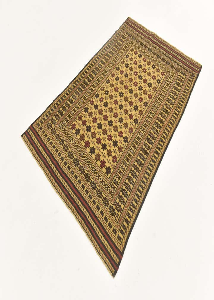 3' 10 x 6' 5 Hand Knotted Sumak Wool Rug