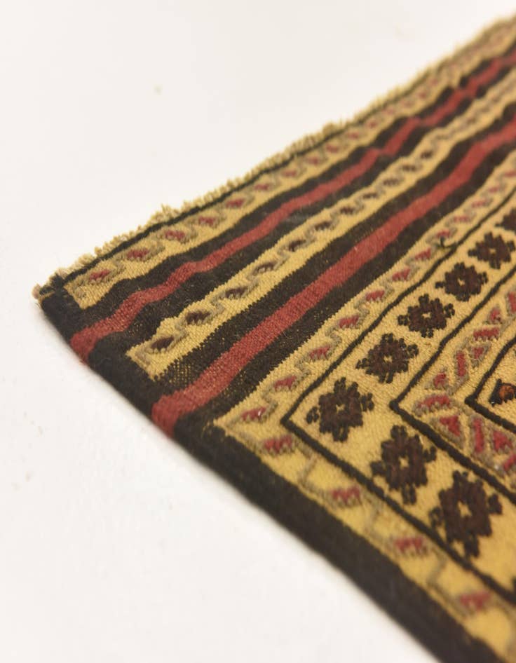 Detail image of 3' 10 x 6' 5 Hand Knotted Sumak Wool Rug