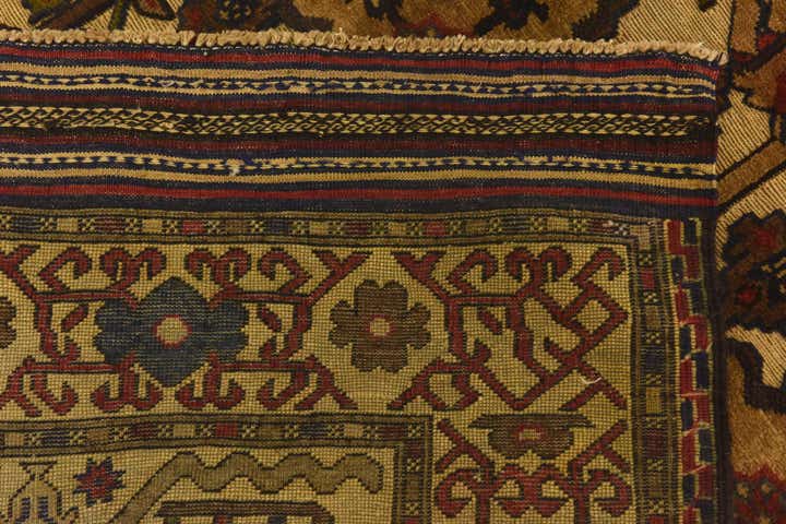 4' 3 x 6' 3 Hand Knotted Sumak Wool Rug