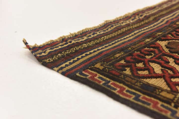 4' 3 x 6' 3 Hand Knotted Sumak Wool Rug