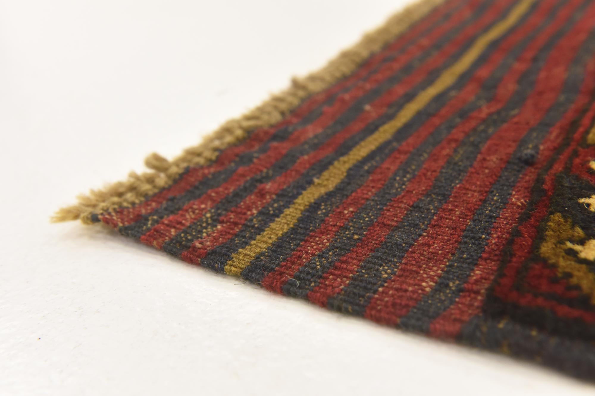 4' 1 x 6' 4 Hand Knotted Sumak Wool Rug