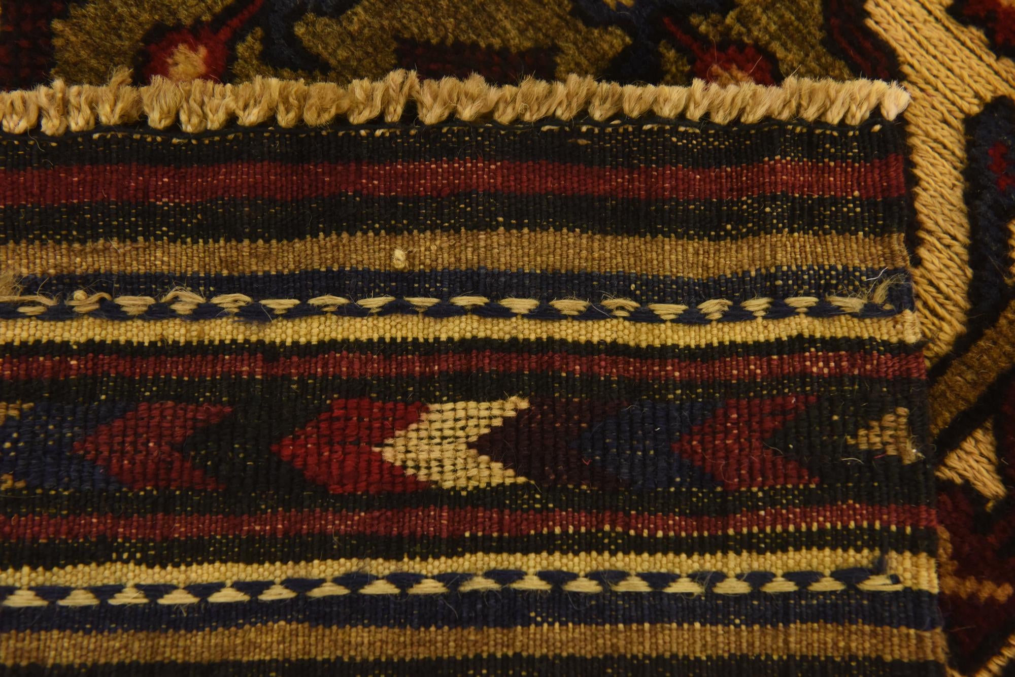 4' 2 x 6' 4 Hand Knotted Sumak Wool Rug