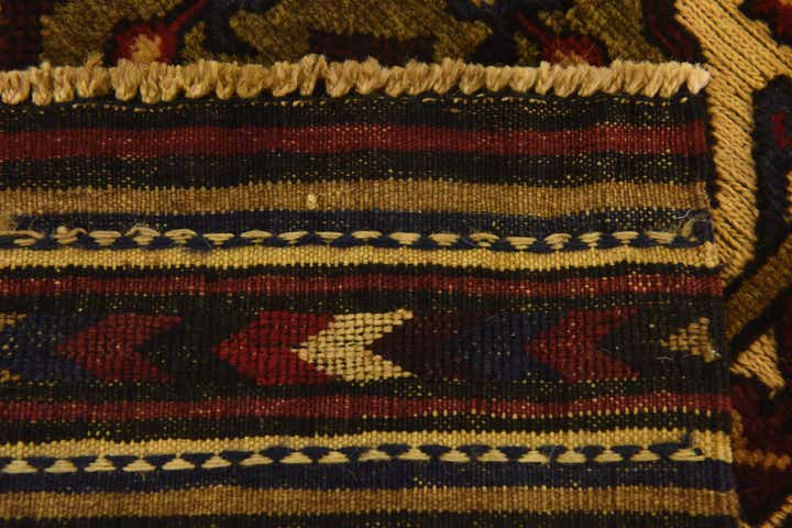 4' 2 x 6' 4 Hand Knotted Sumak Wool Rug