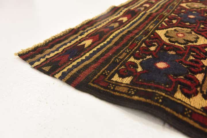 4' 2 x 6' 4 Hand Knotted Sumak Wool Rug