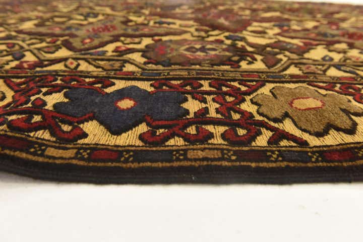 4' 2 x 6' 4 Hand Knotted Sumak Wool Rug