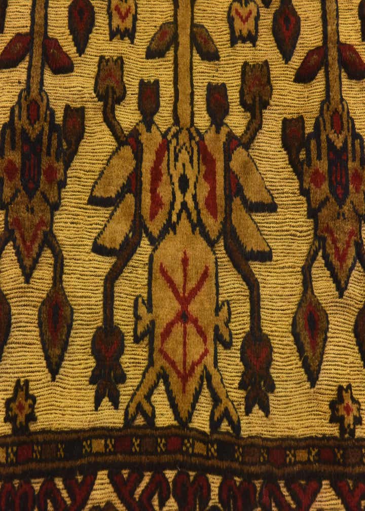 4' 2 x 6' Hand Knotted Sumak Wool Rug