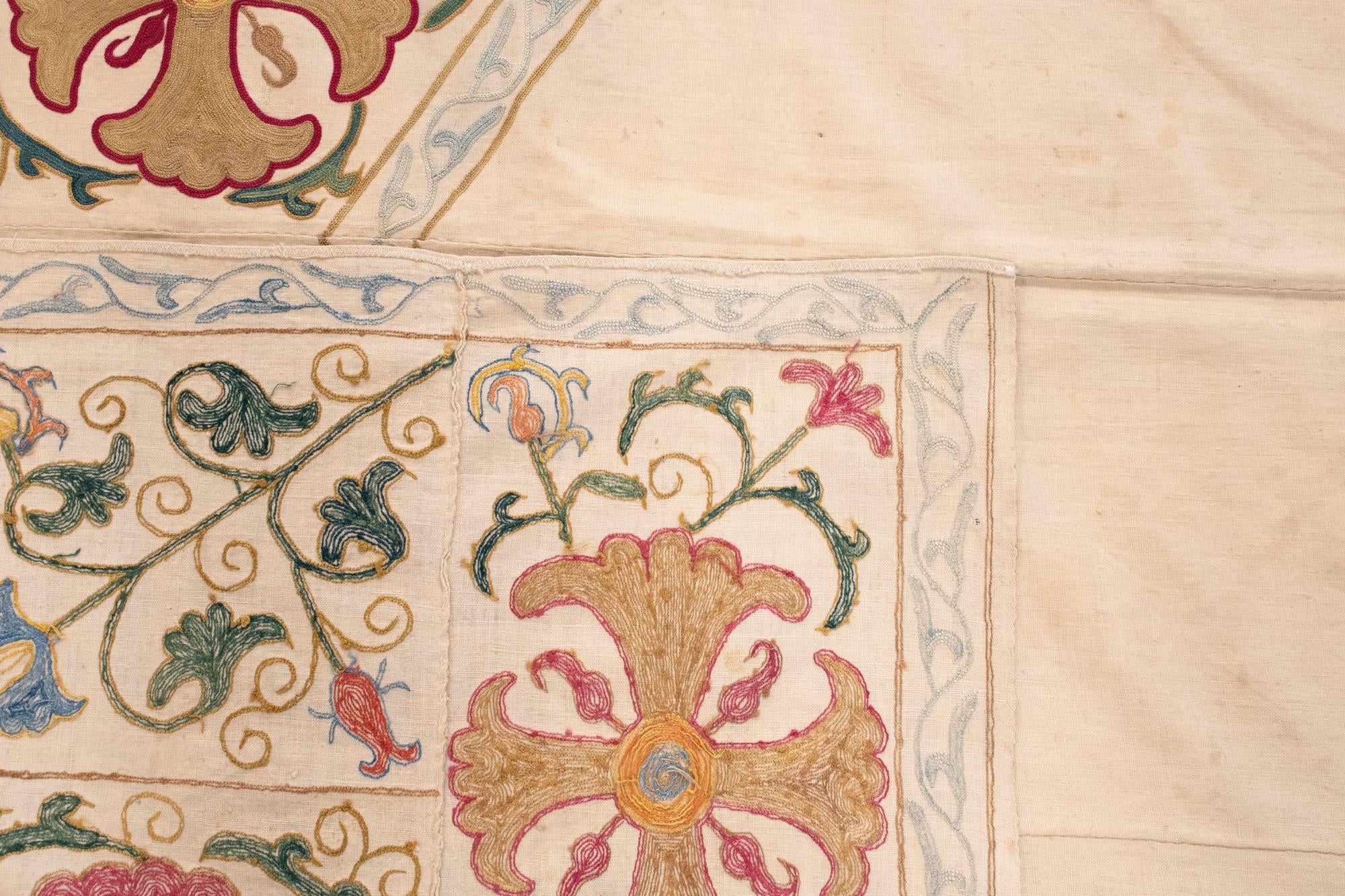 5' 3 x 7' 7 Suzani Rug