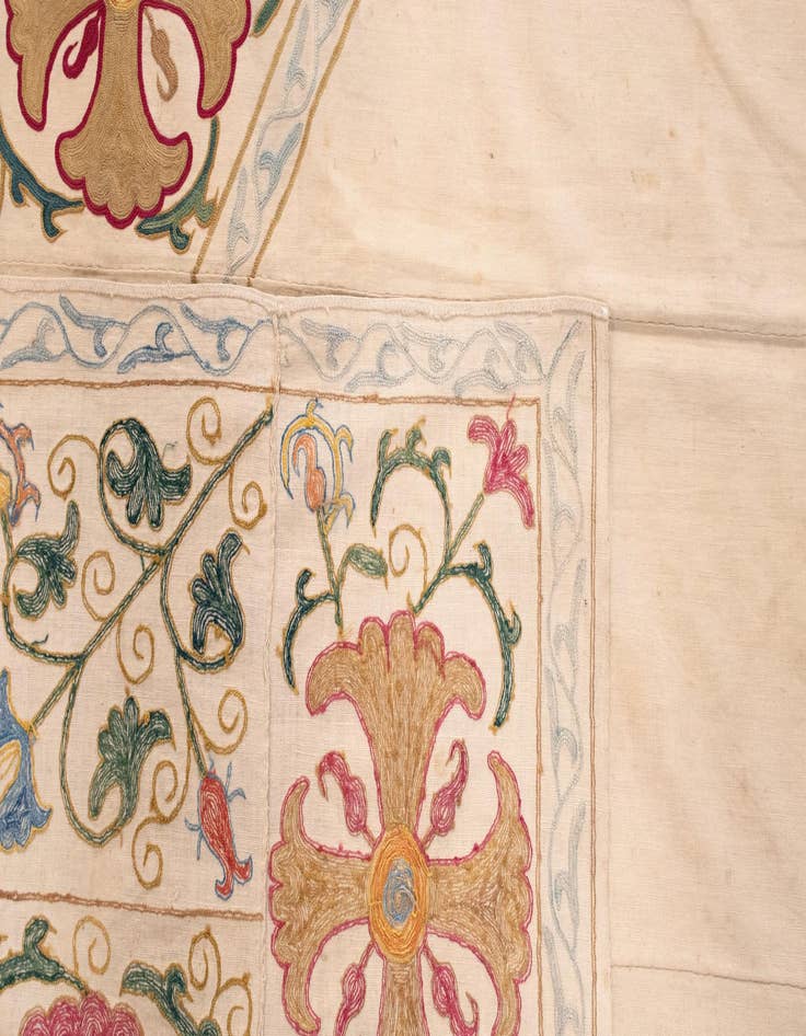 Detail image of 5' 3 x 7' 7 Suzani Rug