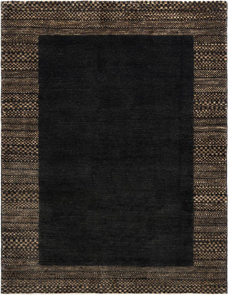Detail image of 4' 6 x 6' 1 Tabiibaft Wool Rug