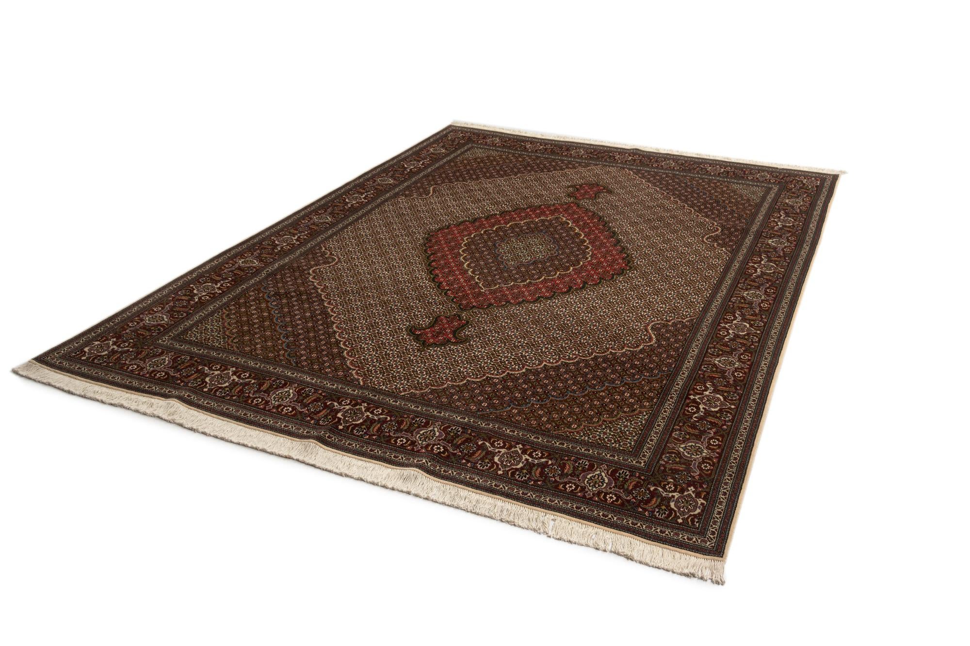 8' 4 x 11' 1 Tabriz Mahi Wool Rug
