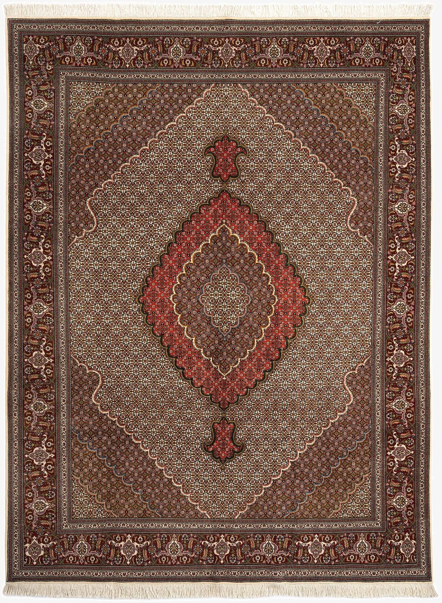 8' 4 x 11' 1 Tabriz Mahi Wool Rug