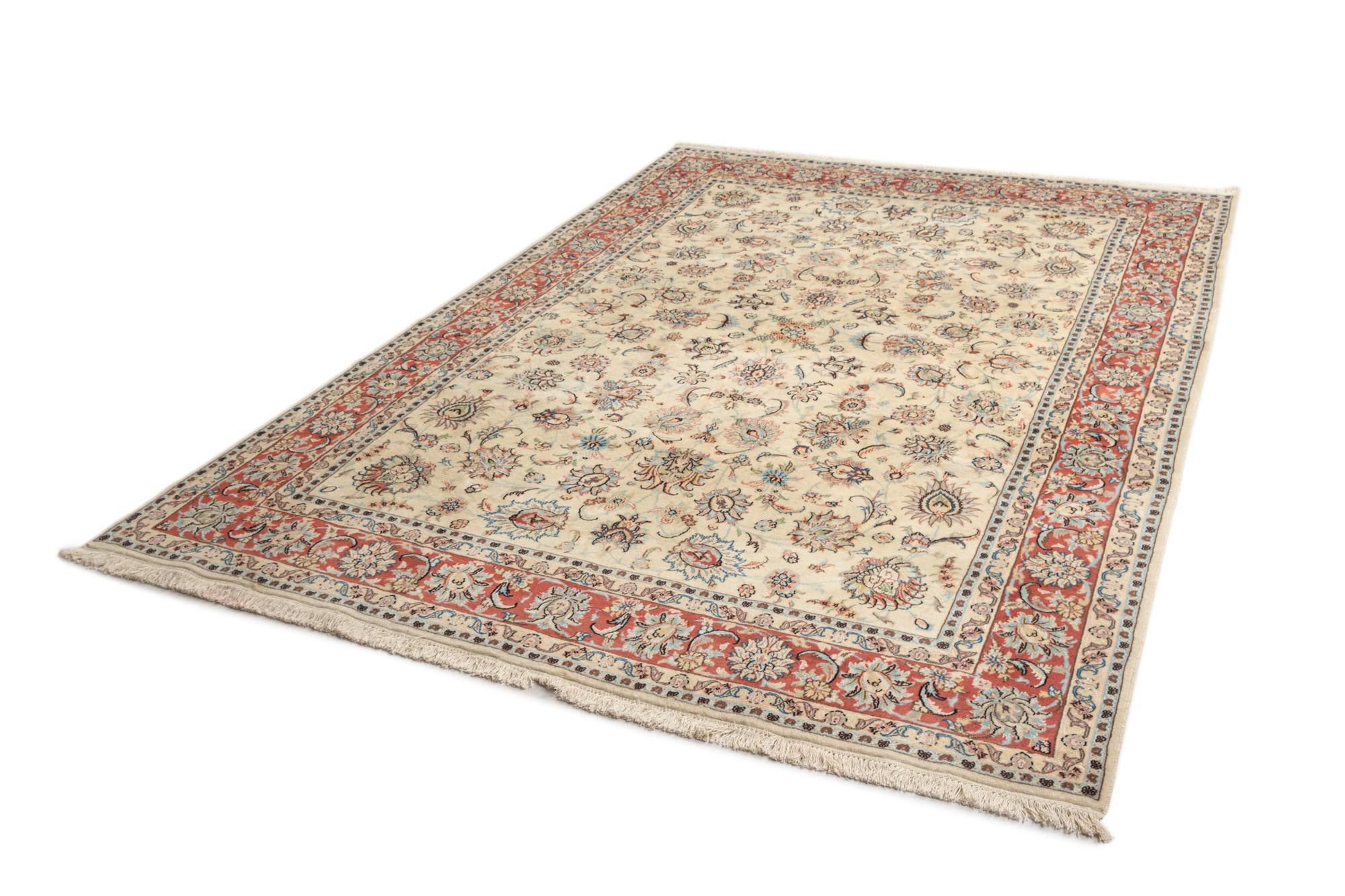 8' x 11' 4 Tabriz Wool Rug
