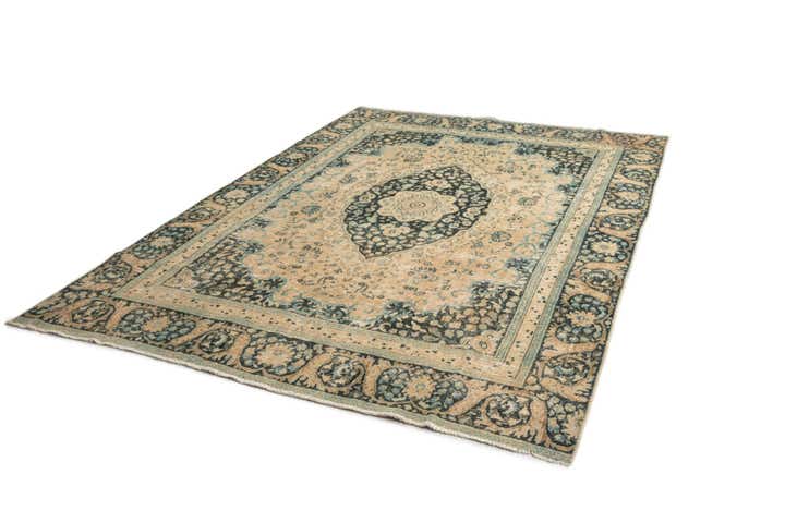 7' 8 x 11' 1 Tabriz Wool Rug