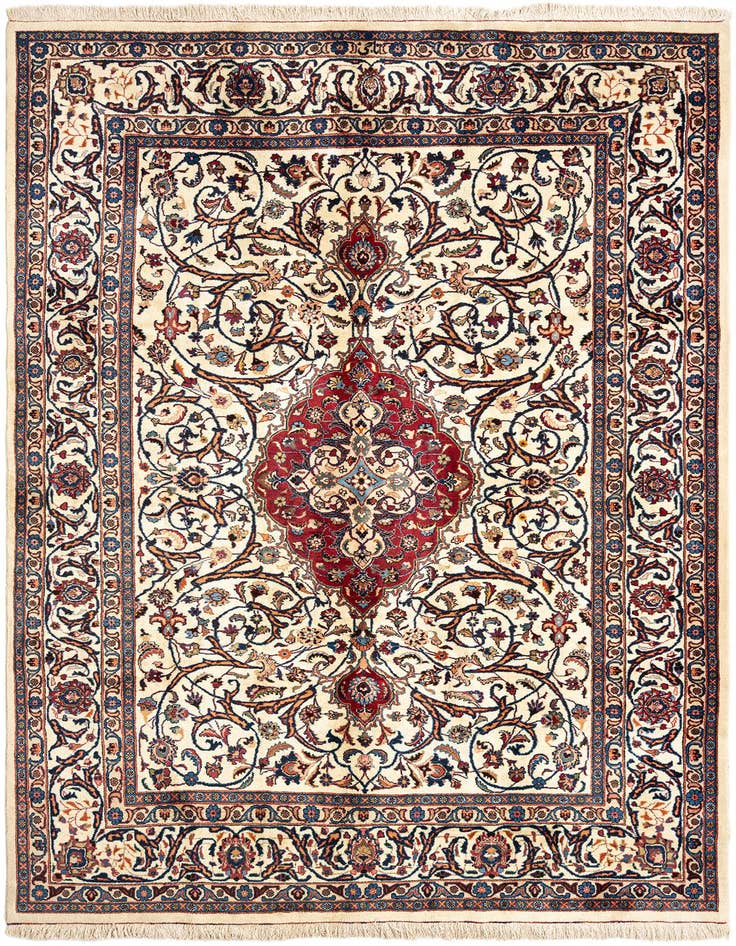 Detail image of 7' 8 x 11' 6 Tabriz Wool Rug